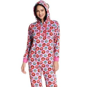 New Paul Frank Printed Fleece Bodysuit
